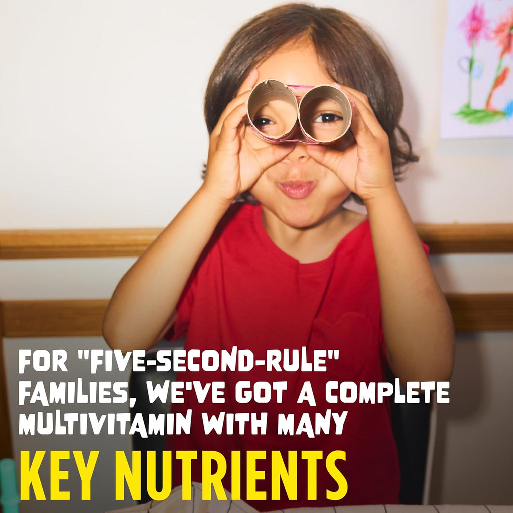 Chewable Kids Multivitamin with + Extra Iron for Toddler & Kid with Vitamin C, D, Vitamin B12, 160 Count (Packaging