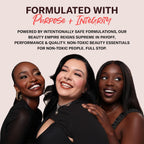 Nonstop Liquid Matte Lipstick Mini 2-Pack, Bawse Lady (Blue Red) + Rich Auntie (Deep Berry) - High Pigment - One