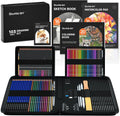 103 PCS Drawing Kit, Professional Drawing Supplies with Sketch, Charcoal, Colored, Graphite, Pastel Pencils & Sticks