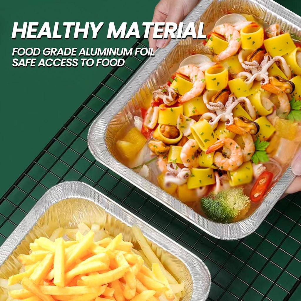 9x13 Disposable Aluminum Foil Pans 10 Pack