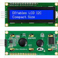 LCD1602 I2C 16x2 Blue Backlight 3.3V, Built in Potentiometer, 2 Pack