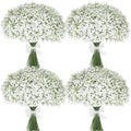 Babys Breath Artificial Flowers Bulk, 30 Pcs White Gypsophila