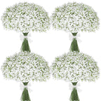 Babys Breath Artificial Flowers Bulk, 30 Pcs White Gypsophila