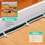 Shappy 36 Inch 50 Pack Large Zip Ties Heavy Duty Wire Ties, White