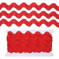 20-34mm Width 5 Yards Red Rick Rack, Rick Rack Trim for Sewing