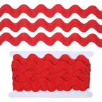 20-34mm Width 5 Yards Red Rick Rack, Rick Rack Trim for Sewing