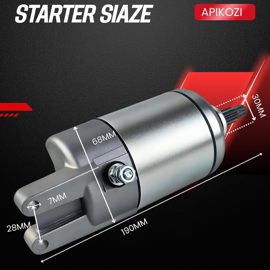 Starter Motor Fits for Foreman Rubicon 500 TRX500FA 2001-2014 TRX500FGA