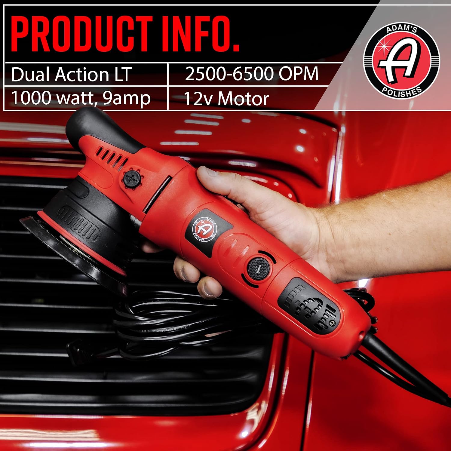 9mm Dual Action Car Polisher (Polishing Kit) - Buffer Car Scratch Remover for Car Detailing | Includes Polish