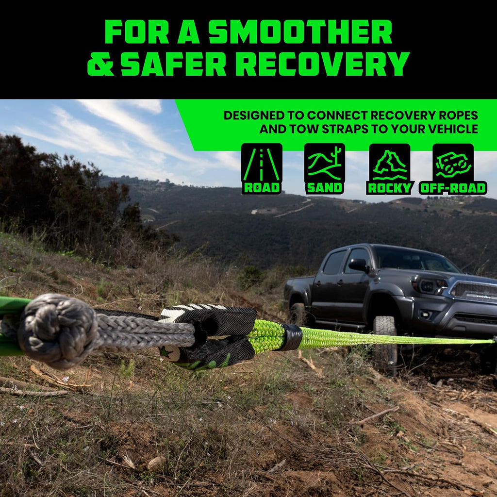 Synthetic Soft Shackle Rope (2-Pack) - 44,050lb Offroad Recovery