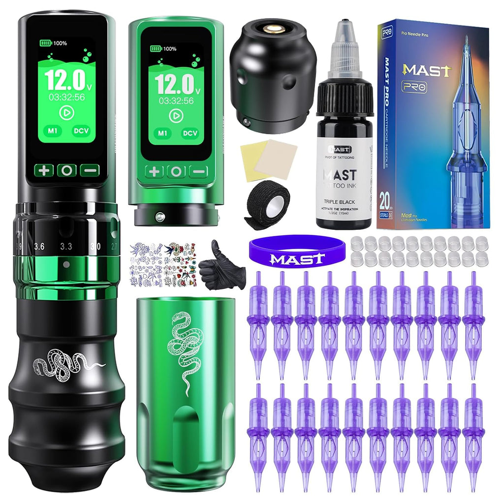 Fold Pro Wireless Tattoo Pen Machine Kit