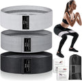 Resistance Bands for Working Out: 3-Set Professional Exercise Bands for Pilates, Yoga, Home Gym, Booty, Leg Training