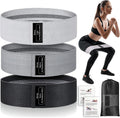 Resistance Bands for Working Out: 3-Set Professional Exercise Bands for Pilates, Yoga, Home Gym, Booty, Leg Training