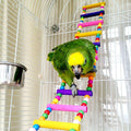 Bird Parrot Toys Ladders Swing Chewing Toys Hanging Pet Bird Cage Accessories Hammock Swing for Small Parakeets