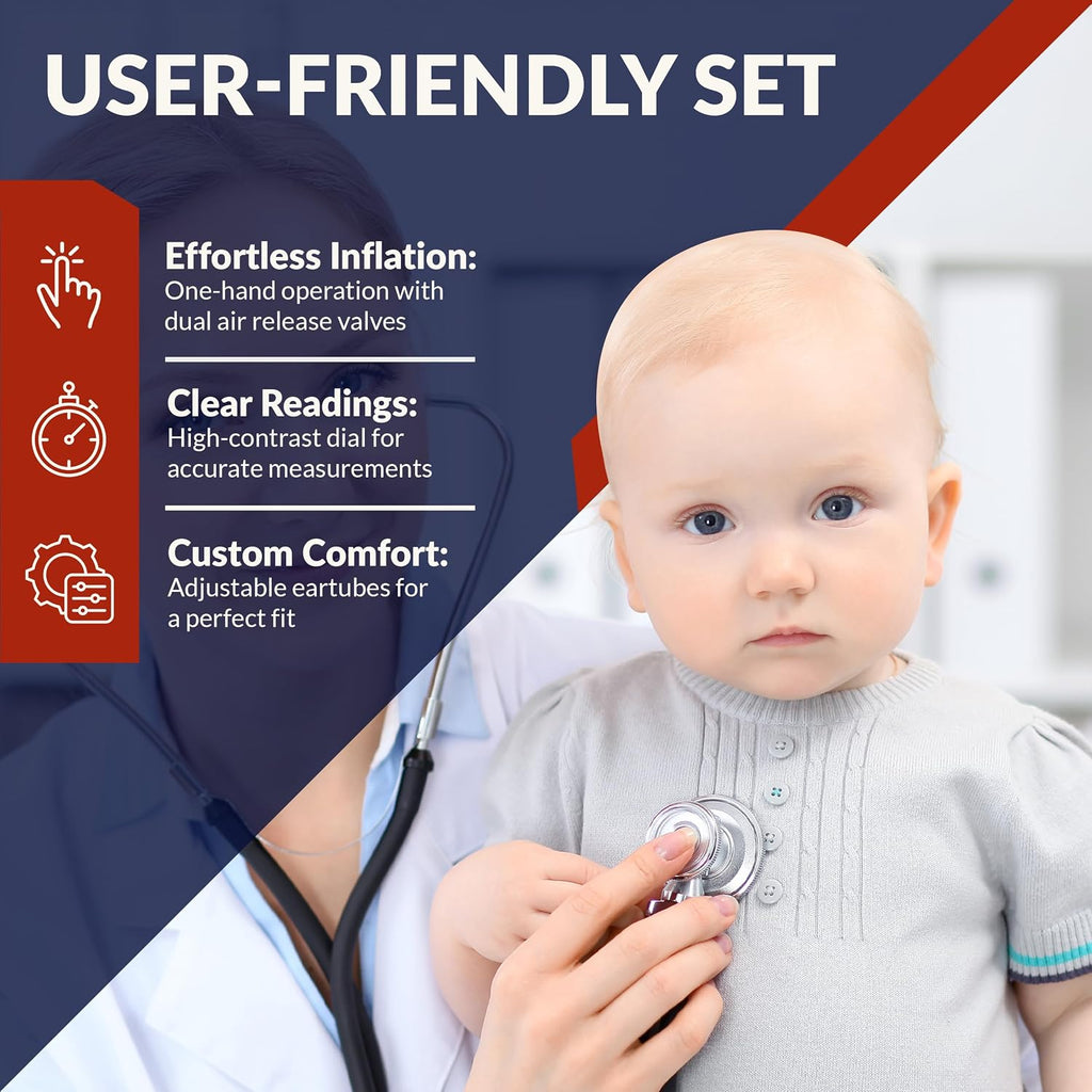 Aneroid Sphygmomanometer Blood Pressure Cuff – Pediatric Size