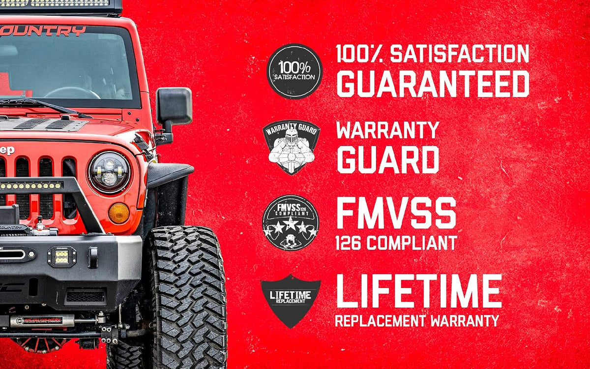 Rough Country 2" Red Aluminum Leveling Kit for 07-18 Chevy/GMC 1500-1313