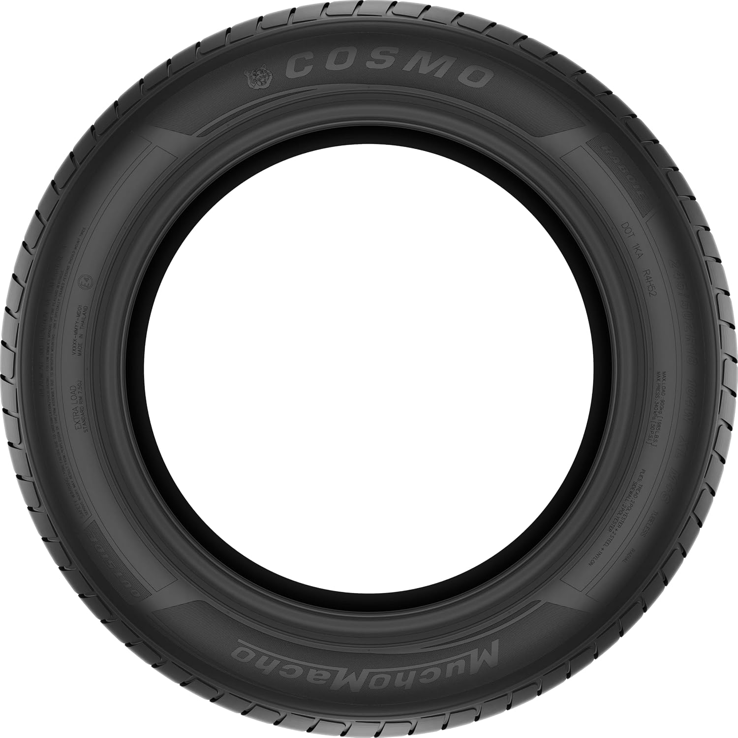MuchoMacho 195/45ZR16 XL All Season Tires - High Performance Passenger Car Radial Tire - 84VLoad Range, UTQG 300AAA