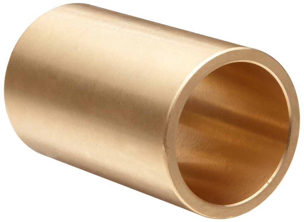 Boston Gear Bear-N-Bronz M243632 Plain Cylindrical Sleeve Bearing, SAE 660 Cast Bronze, Inch, 1.5" Bore, 2.250" OD, 4" Length