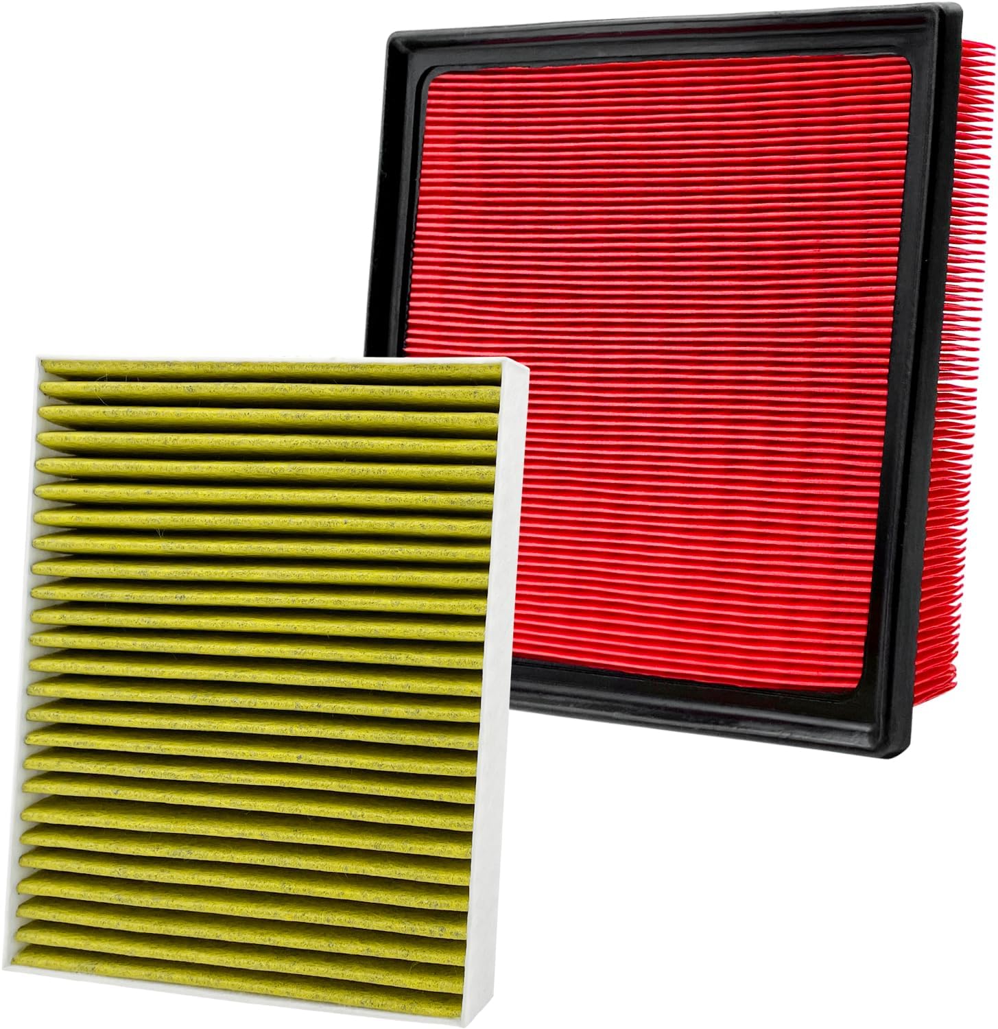 2PCS Cabin Engine Air Filter Kit Fit for 2021-2025 2026 ES250, 2019-25 ES350, NX250, NX350, 2019-22 AVALON,2018-24