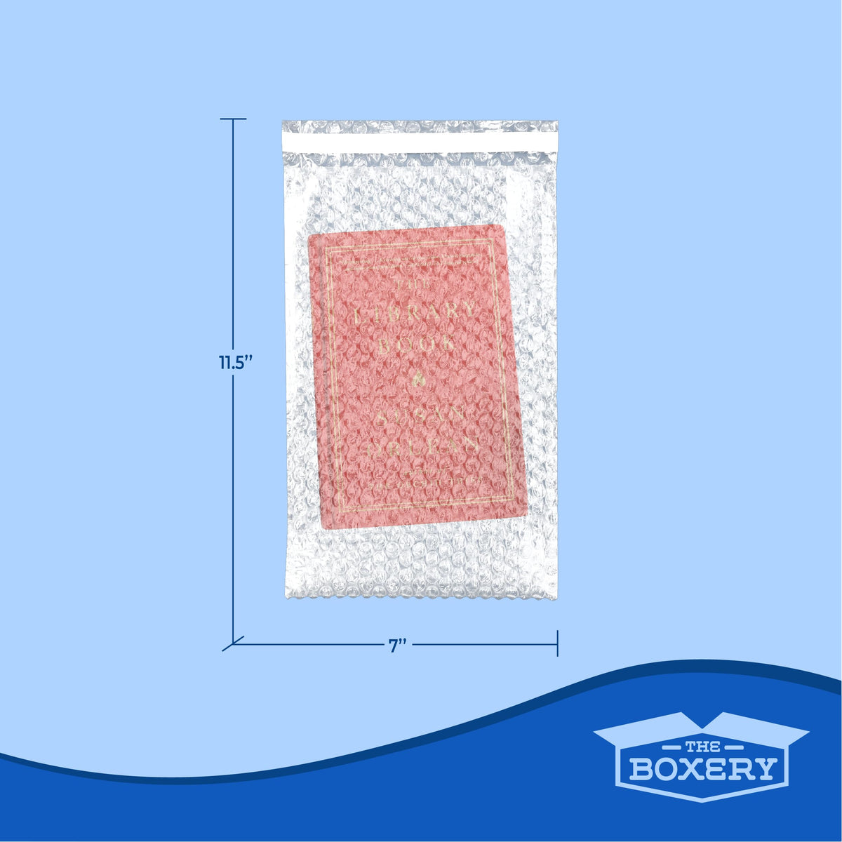 7x11.5" Clear Self-Sealing Bubble Out Bag Pouches, 200 Pack