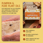 Pumpkin Spice Soap Bar Handmade Vegan 4.25 oz