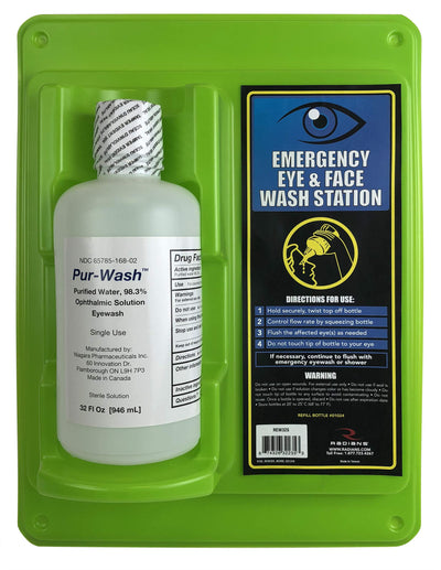 Bottle Eyewash Station 32 oz Single