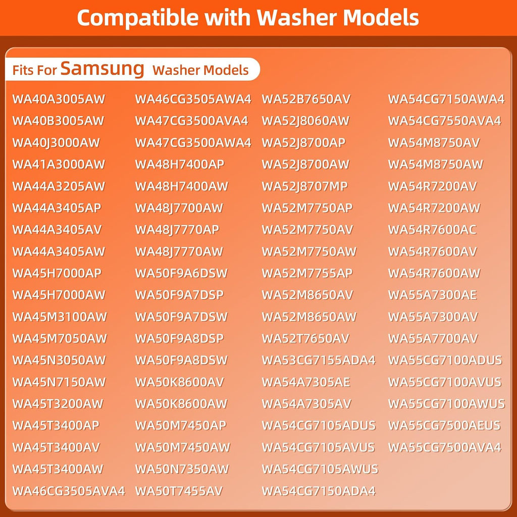 WA45T3200AW WA45M7050AW WA50M7450AW Washer Drain Hose Fit for Samsung