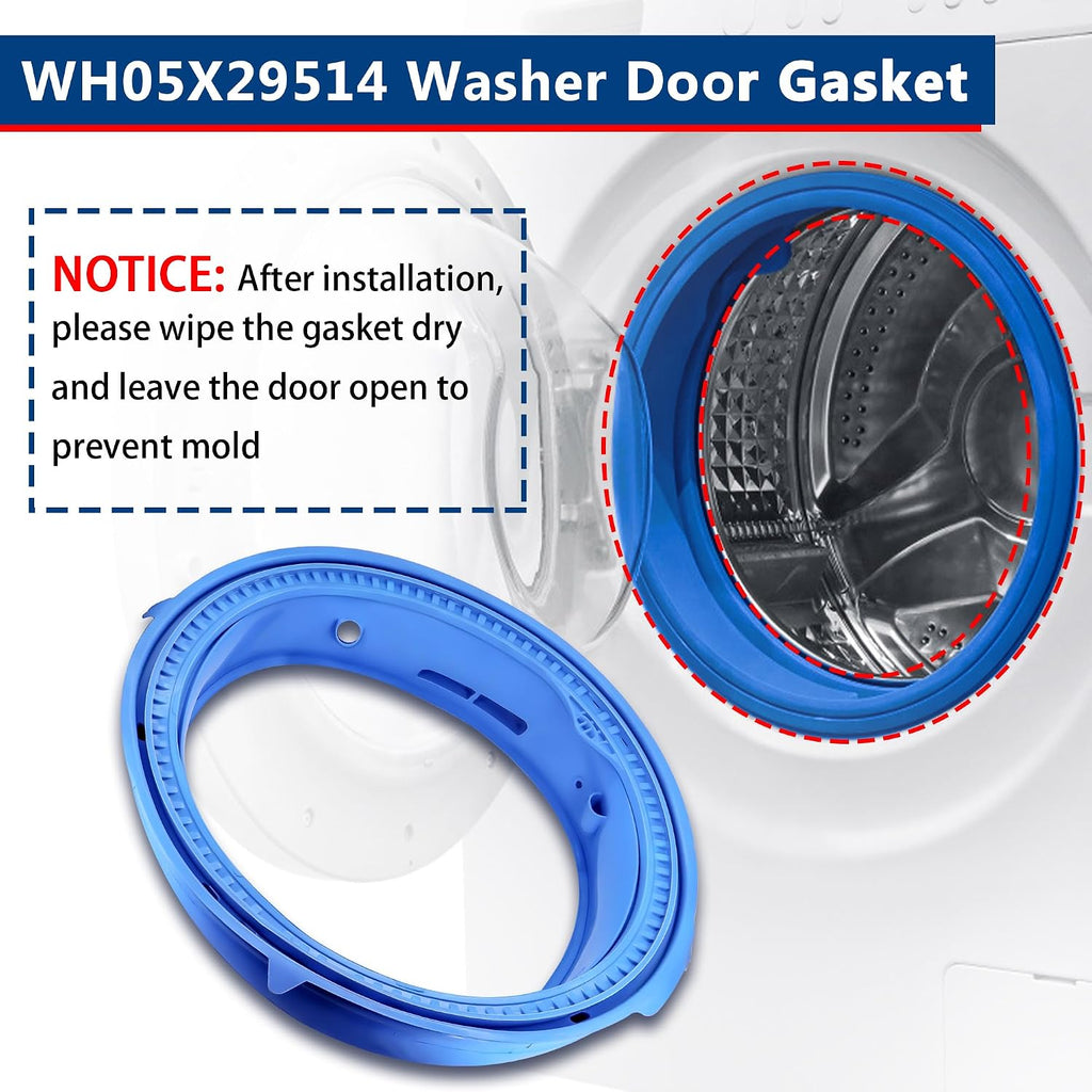 GFW650SPN1SN GFW650SPN2SN Washer Door Gasket Rubber Seal Fit for GE Models
