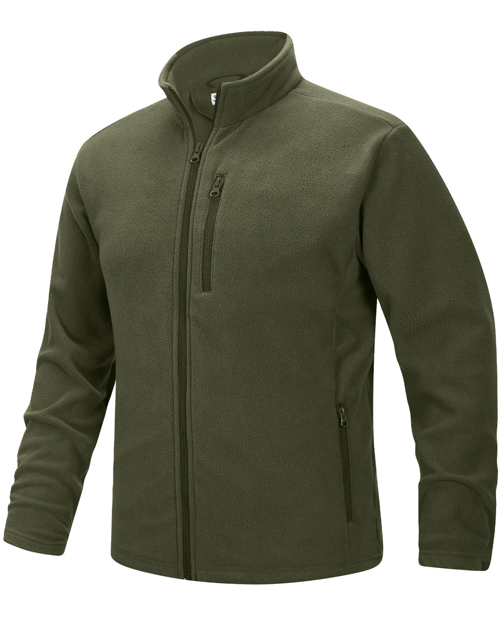 Men's Full Zip Fleece Jacket Lightweight Warm Soft Polar Jackets