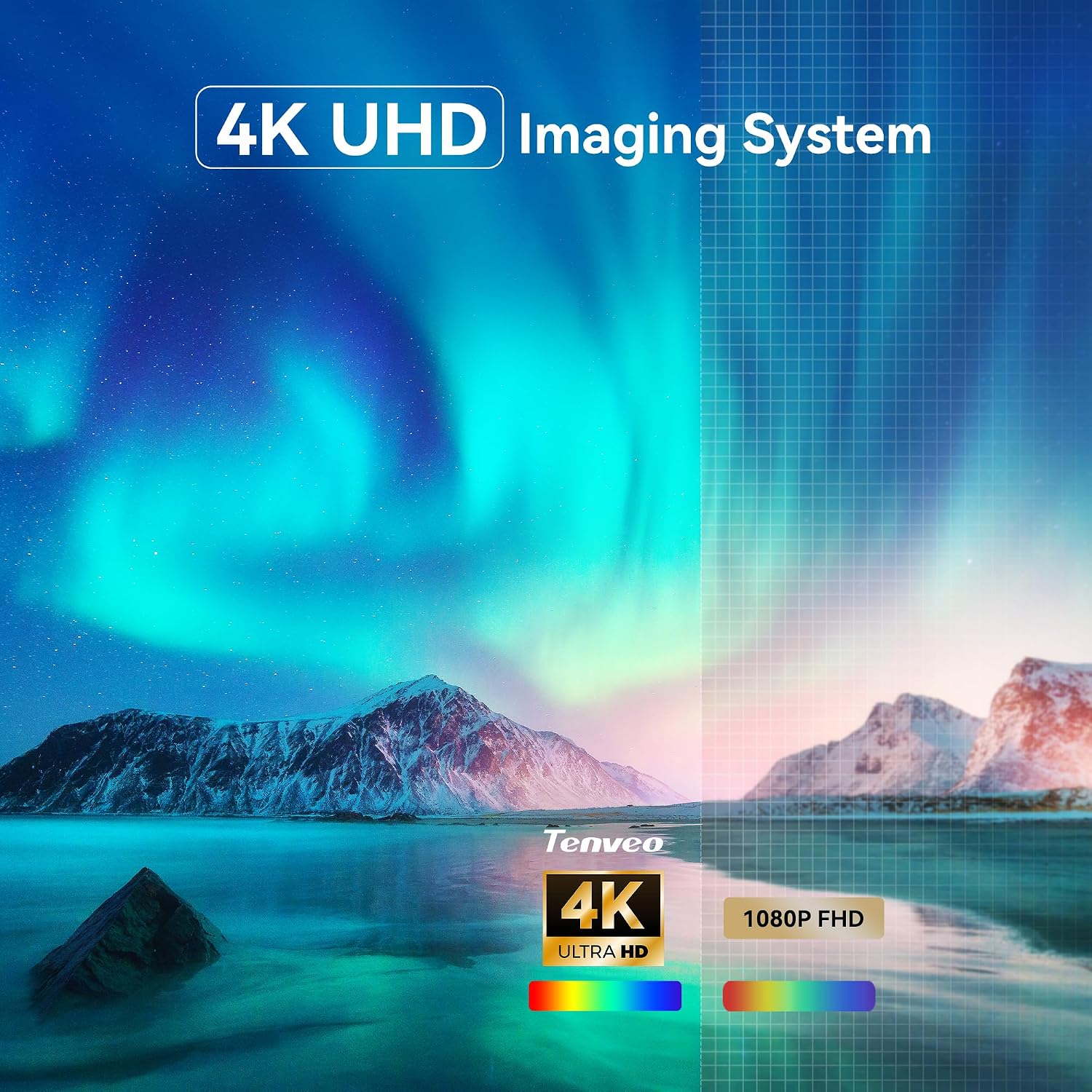 4K PTZ Conference Room Camera System, AI Auto-Tracking 12X Optical Zoom USB3.0 HDMI PTZ Camera and Bluetooth