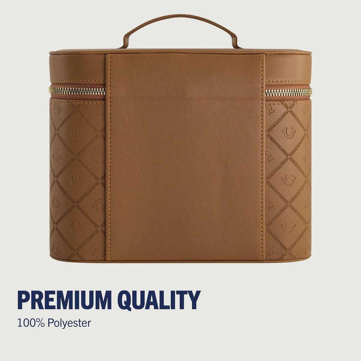 Women's Makeup Bag, Brown