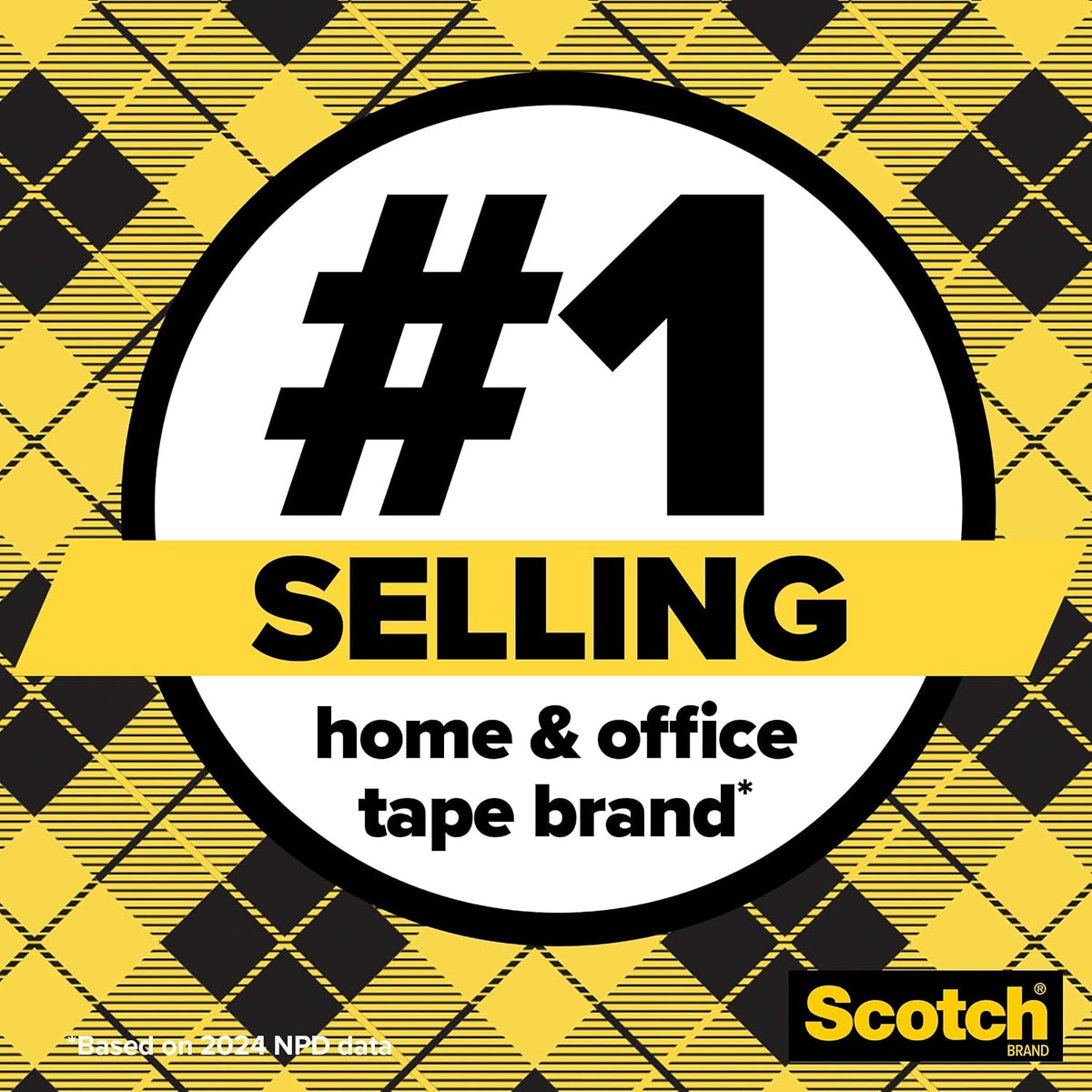 Double Sided Tape with Tape Dispenser, 0.75 in. x 400 in.
