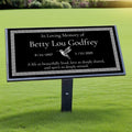 Personalized Memorial Stones for Loved Ones, Engraved Outdoor Memorial Plaques, Garden Memorial Stone, Tree Plaque
