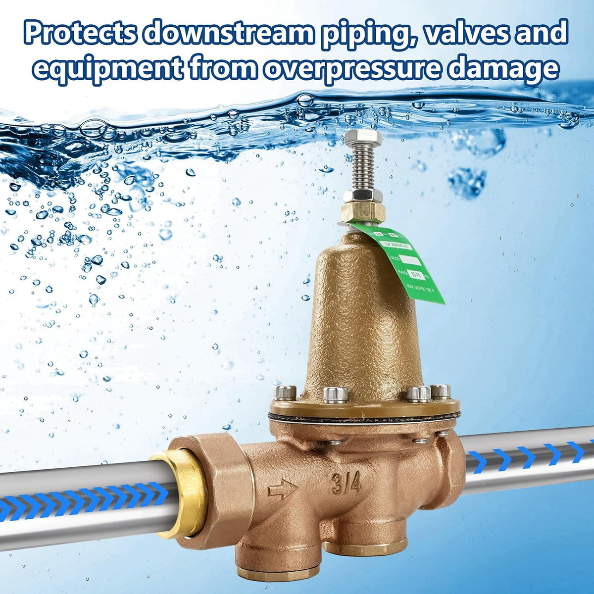 LF25AUB-Z3 3/4" Copper Silicon Alloy Water Pressure Reducing Valve