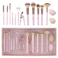 14pc Rose Gold Ultimate Beauty Brush Collection - Makeup Brushes, Eyelash