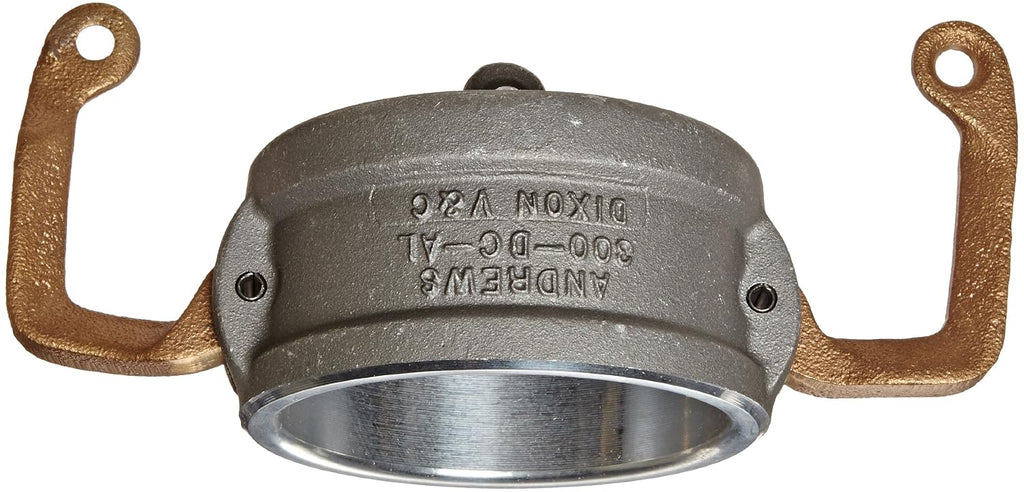 Dixon Valve & Coupling 300DC-LAL Aluminum Cam and Groove Hose Fitting, Lockable Dust Cap, 3"