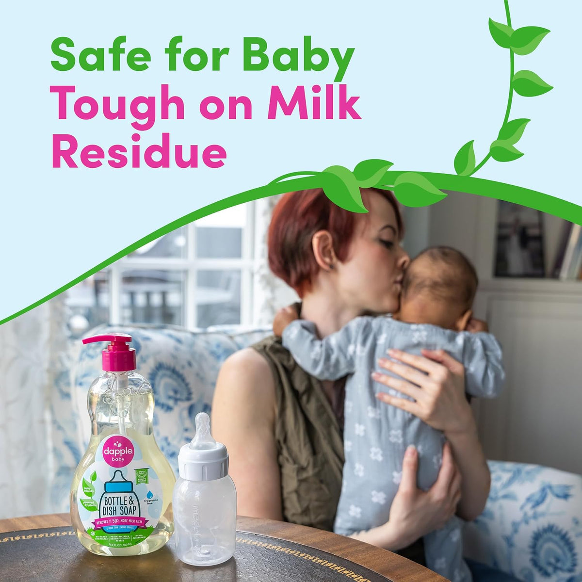 Baby - Fragrance Free Bottle & Dish Soap - 16.9 fl oz (3 Pack)