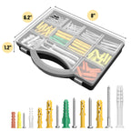 Wall Anchors Kit, 370 pcs, Picture Hanging Kit for Wall Decor