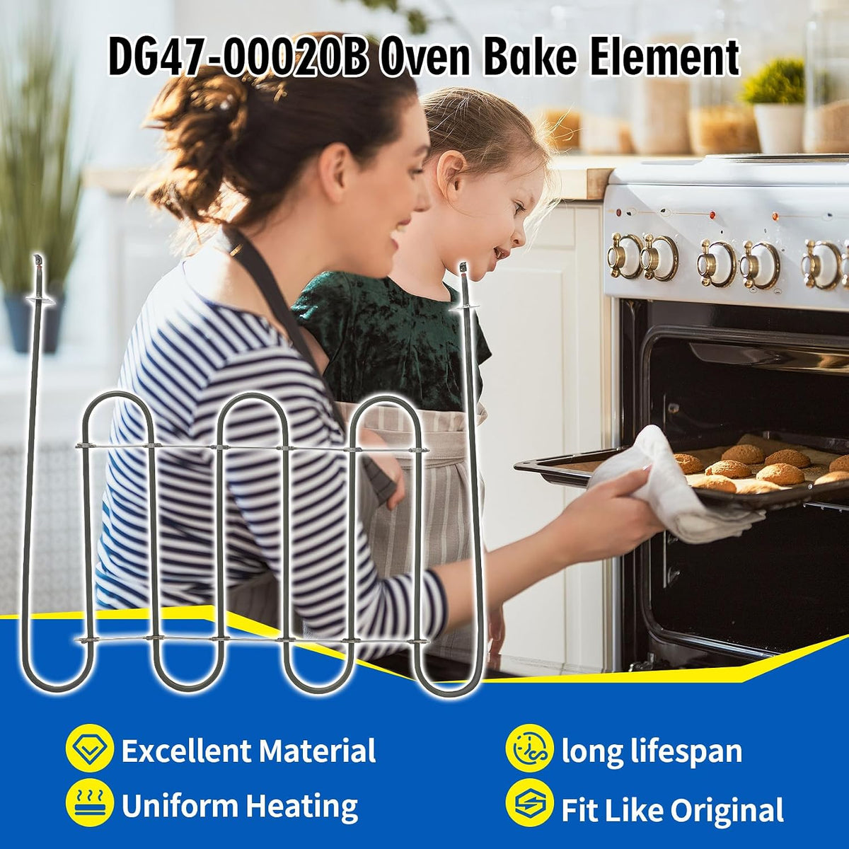 DG47-00020B Range Oven Bake Element 240V 3000W