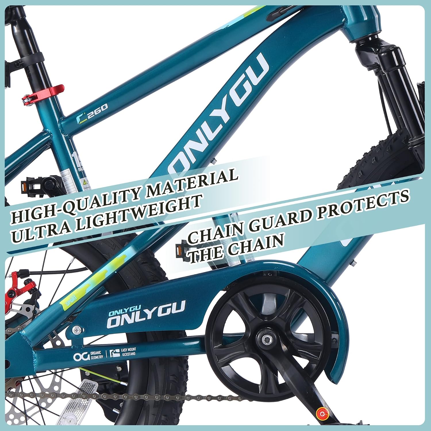 18 20 Inch Kids Bike for Ages 5-13, Boys Girls Bicycle with Handbrake and Adjustable Seat, Beginner Bike for Daily
