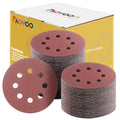 Sanding Disc 5 Inch 8 Hole, 100 Pcs Orbital Sanding Discs Hook and Loop, Sandpaper for Wood, 120 Grit Sand Paper for