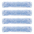 4 Packs 15" Microfiber Window Scrubber Refill Replacement Compatible with Unger Professional Window Cleaning Tool