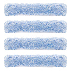 4 Packs 15" Microfiber Window Scrubber Refill Replacement Compatible with Unger Professional Window Cleaning Tool