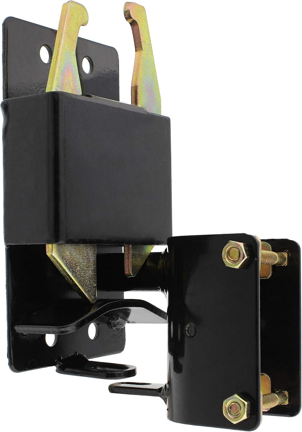 Rural365 Farm Gate Latch 2 Way Gate Latch - Black Two Way Gate Latch Livestock Cattle Gate for Horse Corrals, Ranches