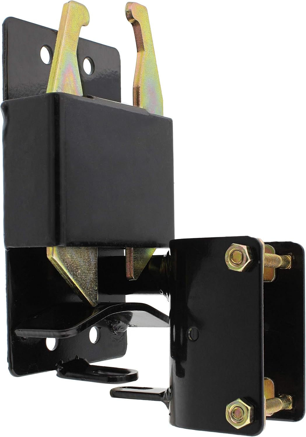 Rural365 Farm Gate Latch 2 Way Gate Latch - Black Two Way Gate Latch Livestock Cattle Gate for Horse Corrals, Ranches