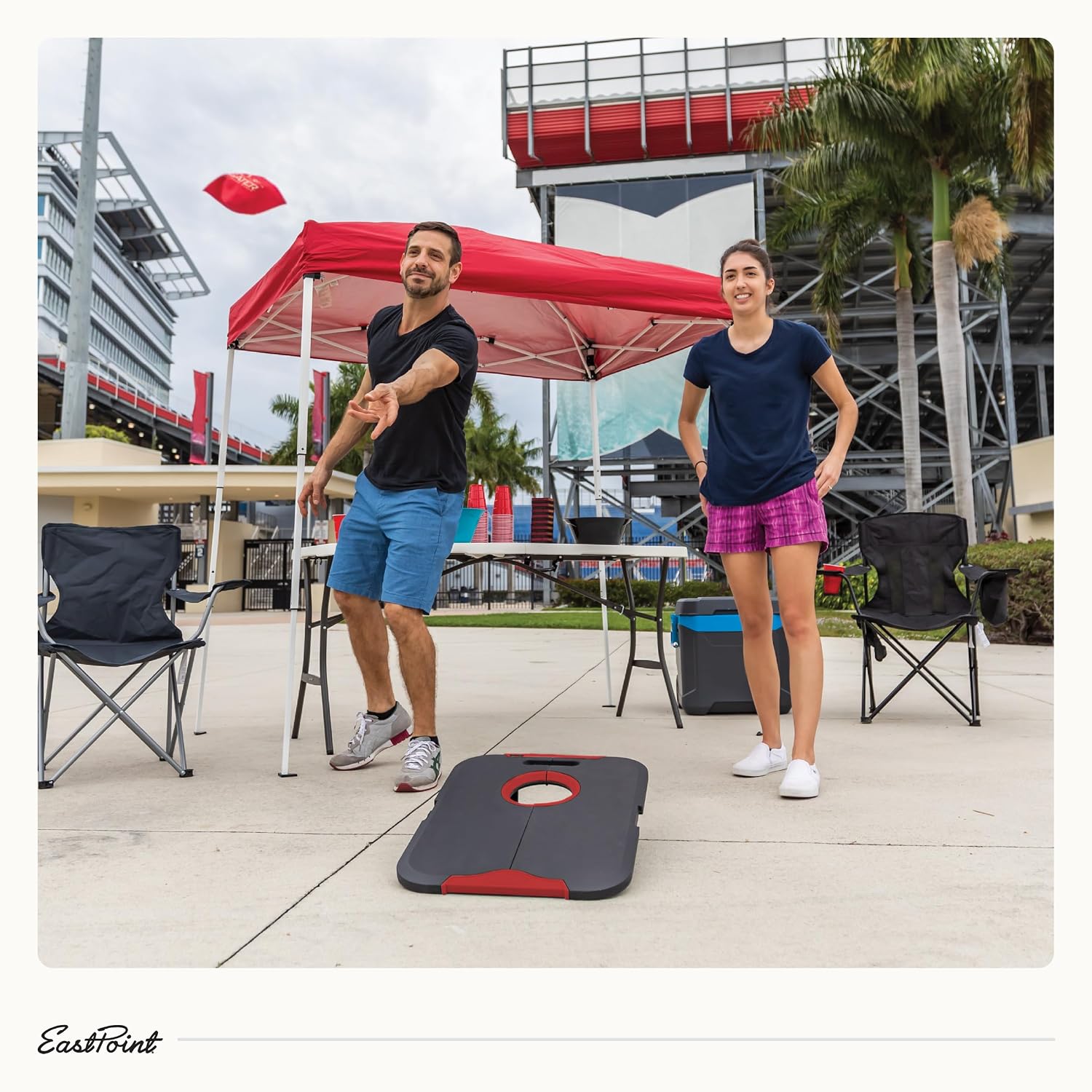 Go! Gater Cornhole – Light-Up and Travel Versions – Easy Storage & Light-Weight – Perfect for Outdoor and Indoor Play
