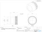 Dixon PN3000 Carbon Steel Pipe and Welding Fitting, Nipple, 3" NPT Male x 3" Length