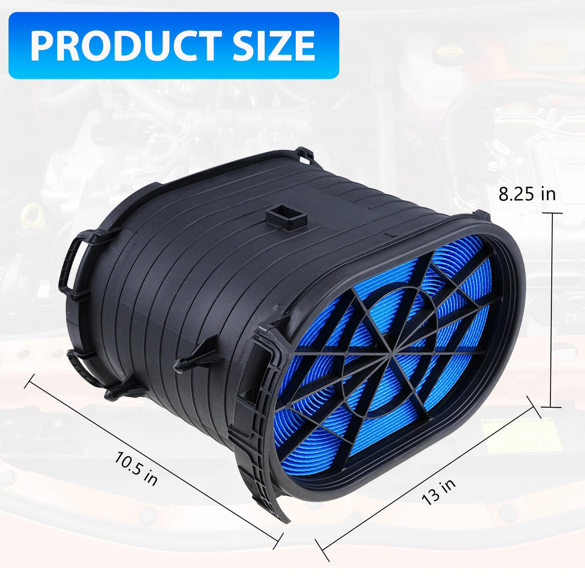 FA1778 Engine Air Filter Compatible with Ford 6.0L powerstroke air filter