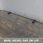 Left Side BaseAce Baseboard Spacer Tool for Consistent Trim Spacing