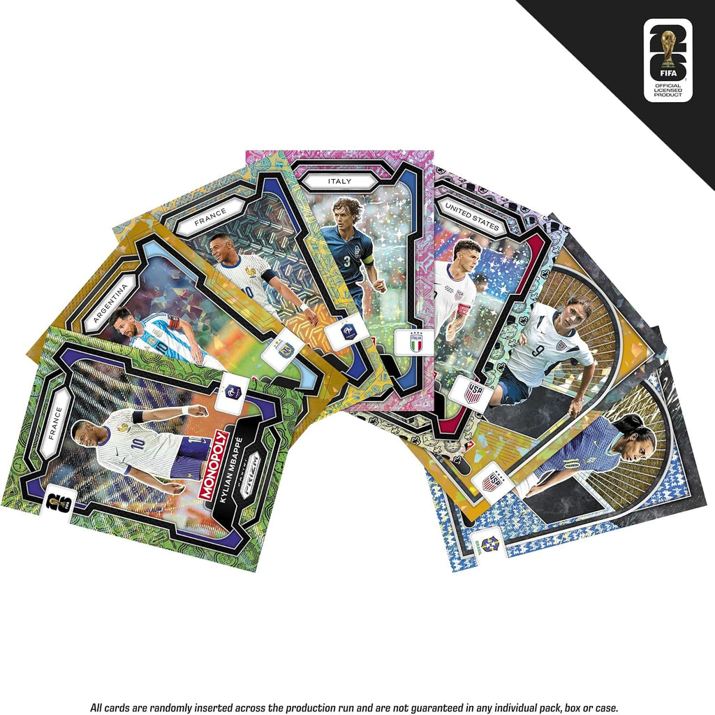 Panini Prizm: FIFA World Cup Trading Cards Booster Box | Current Stars and Legends | 2+ Players, Ages 8+ | Gifts for