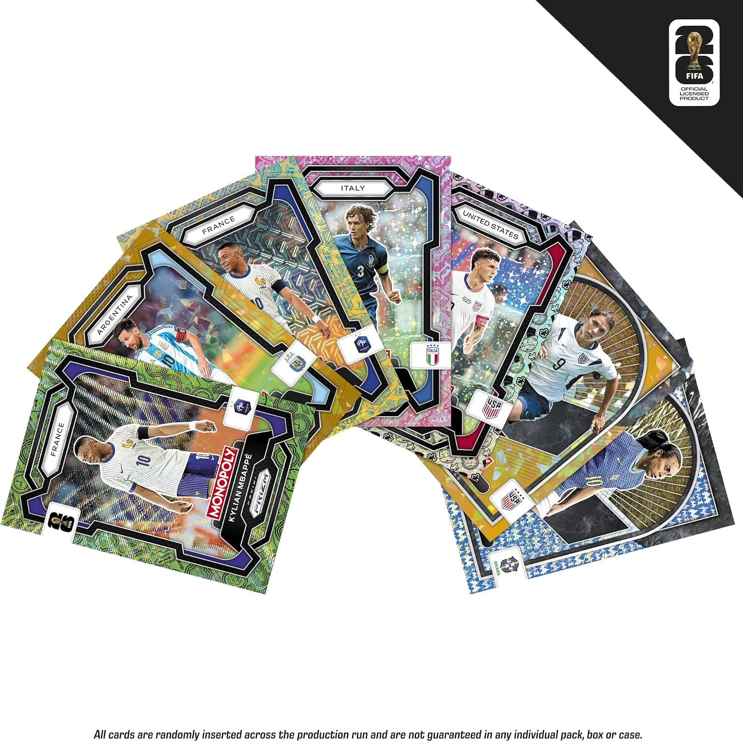Panini Prizm: FIFA World Cup Trading Cards Booster Box | Current Stars and Legends | 2+ Players, Ages 8+ | Gifts for
